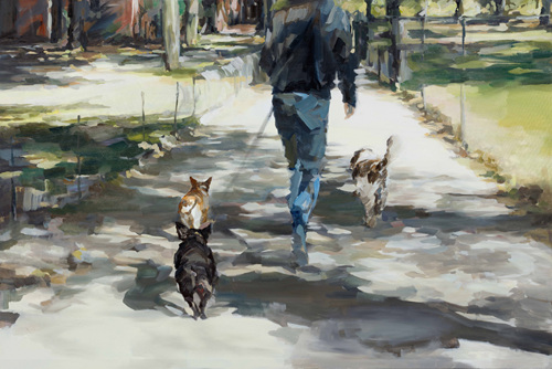 Central Park 4, Oil on canvas, 130.3x193.9cm, 2016.jpg